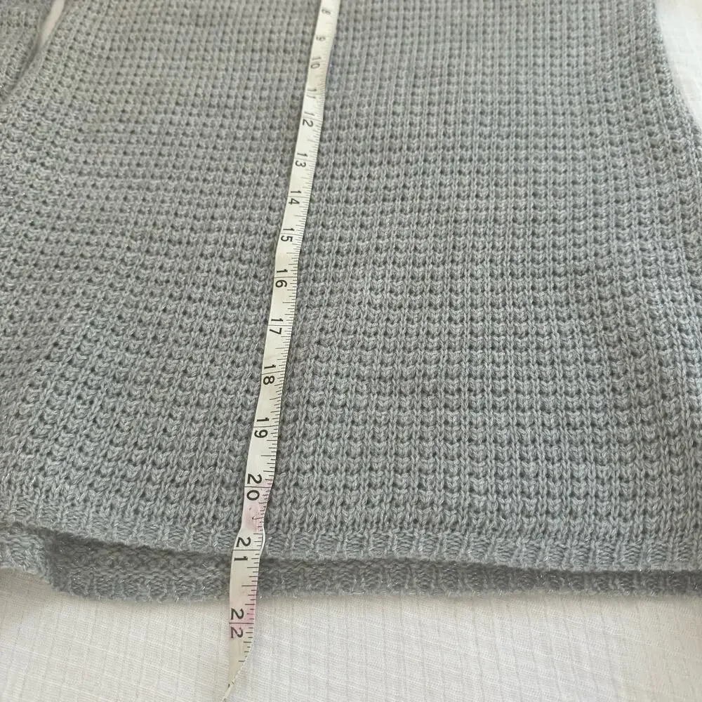 Aeropostal gray with‎ glitter Women sweater long sleeve Sz XS - Picture 5 of 5